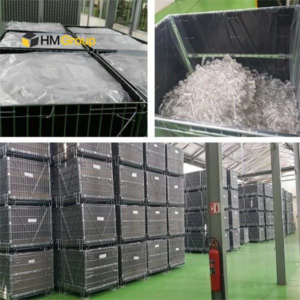 stackable wire mesh cage contaier