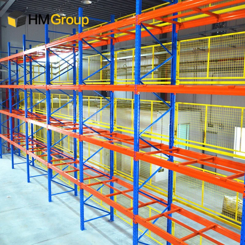 pallet rack cross bar with unslotted beams