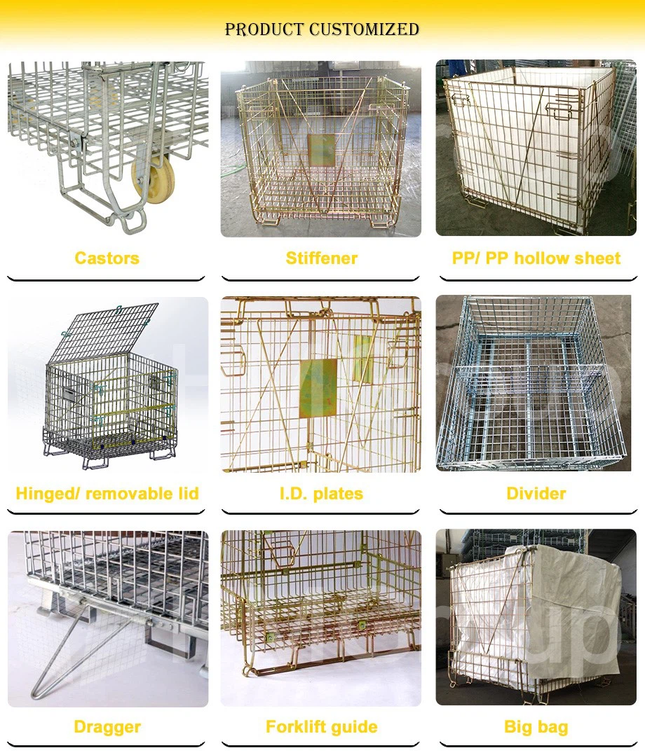 folding wire container folding wire container